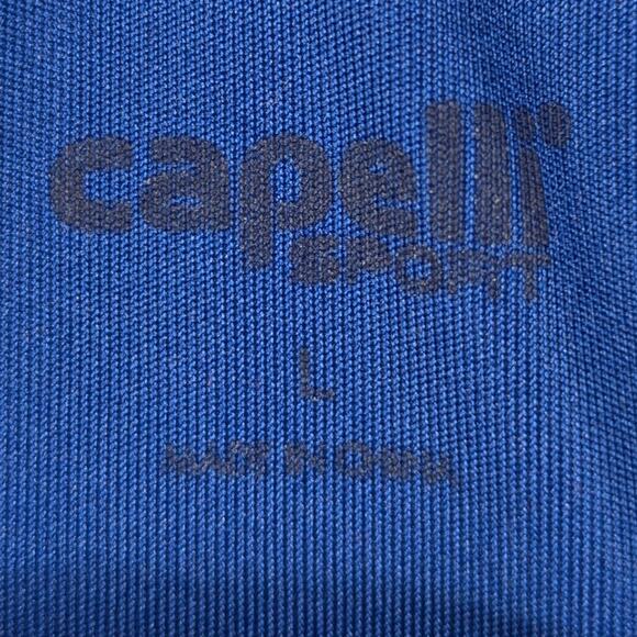 Capelli Sport Soccer Jersey Blue Mens Large Athletic Training Shirt Performance - Picture 5 of 5